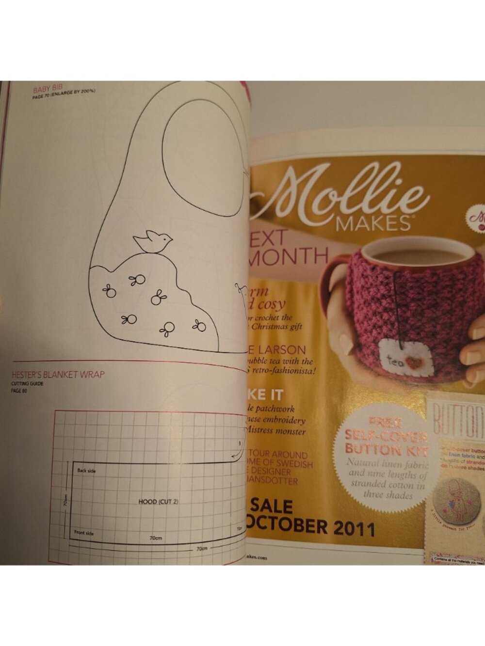 Mollie Makes Issue 6 UK 2011 Magazine Autumn Fruits Harvest Craft Projects - Picture 6 of 13